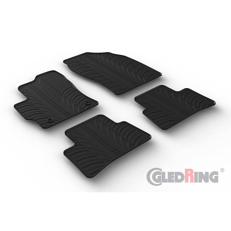 Image of Gledring Automatten Zwart Rubber Toyota Corolla