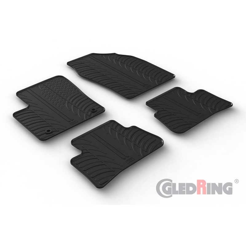 Image of Gledring Automatten Zwart Rubber Toyota C-HR