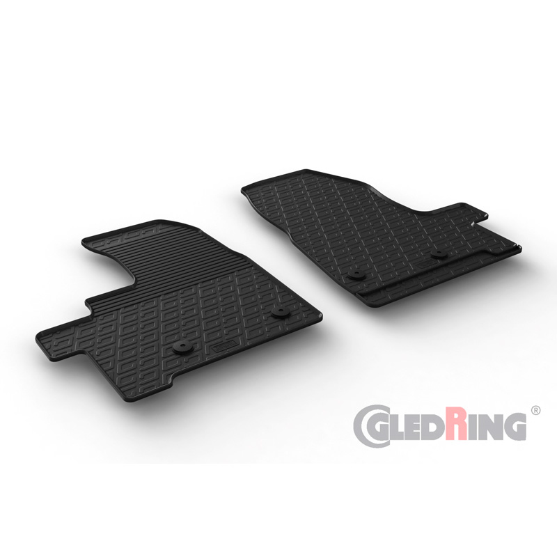Image of Gledring Automatten Zwart Rubber Ford Transit