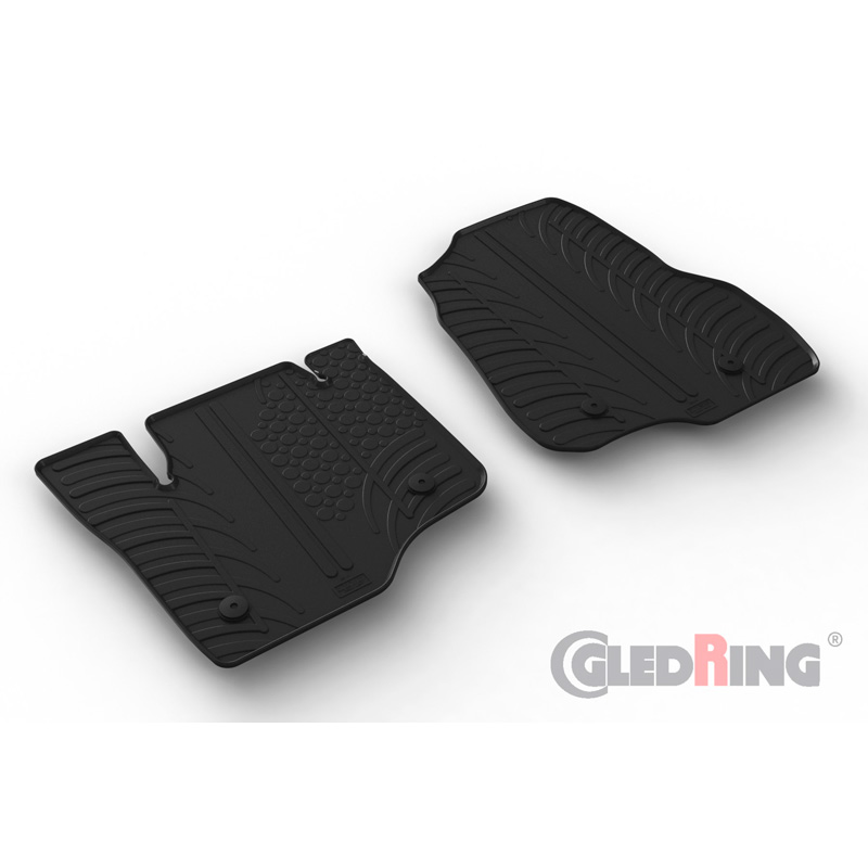 Image of Gledring Automatten Zwart Rubber Ford F250
