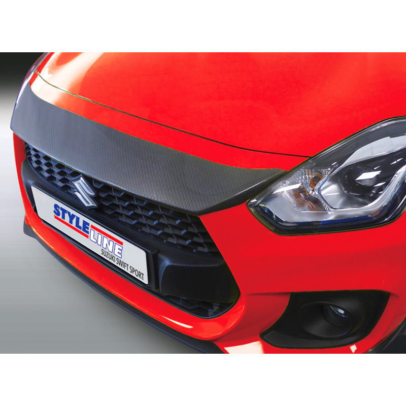 Image of RGM Motorkap Beschermer 5-Deurs Carbon Fiber Look ABS Plastic Suzuki Swift