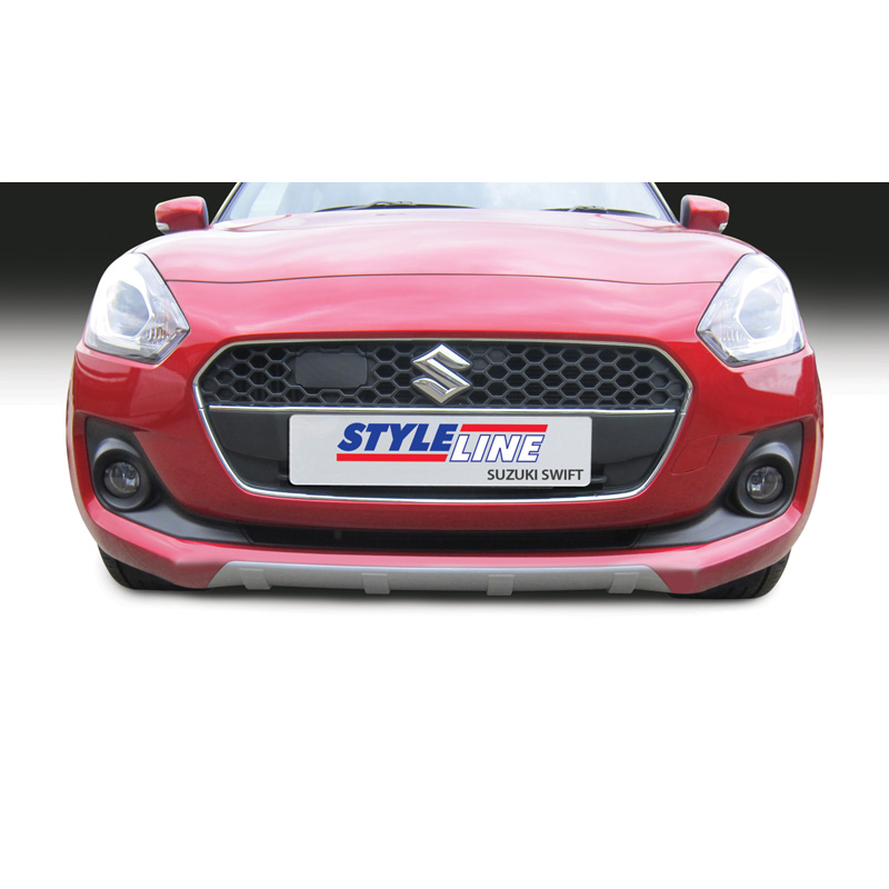 Image of RGM Skidplaat Ribbed 5-Deurs Zilver ABS Plastic Suzuki Swift