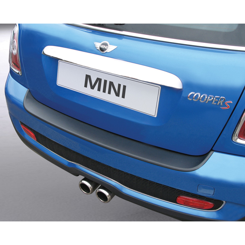Image of RGM Achter Bumper Beschermlijst Zwart ABS Plastic Mini Cooper One, Cooper