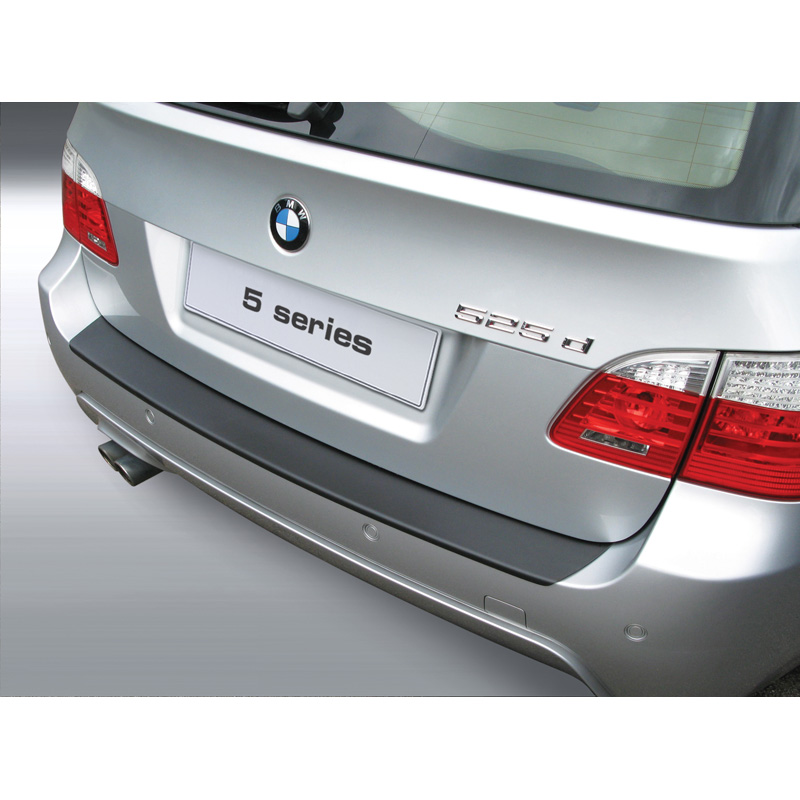 Image of RGM Achter Bumper Beschermlijst M Style Zwart ABS Plastic BMW 5-serie