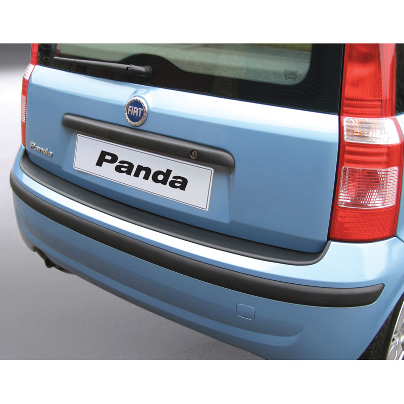 Image of RGM Achter Bumper Beschermlijst Zwart ABS Plastic Fiat Panda