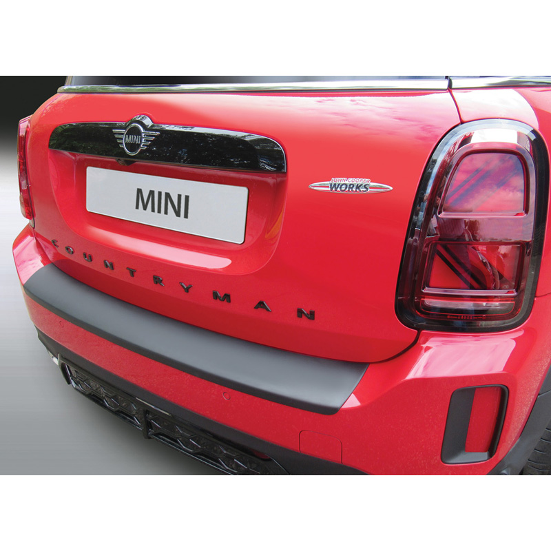 Image of RGM Achter Bumper Beschermlijst Zwart ABS Plastic Mini Cooper Countryman