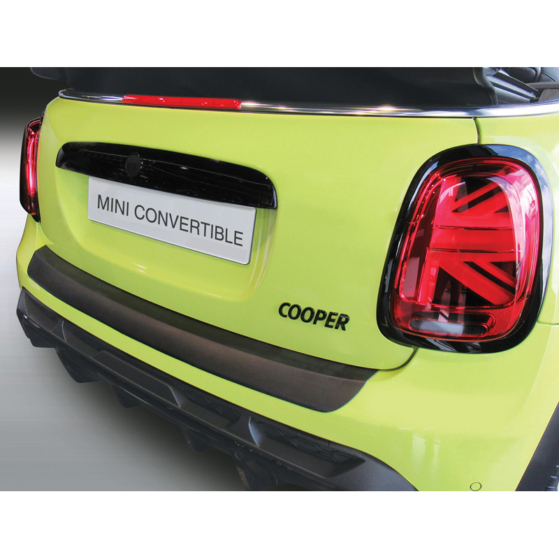 Image of RGM Achter Bumper Beschermlijst Zwart ABS Plastic Mini Cooper Cooper Cabrio