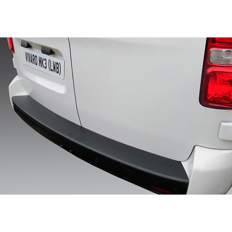 Image of RGM Achter Bumper Beschermlijst Zwart ABS Plastic Opel Vivaro