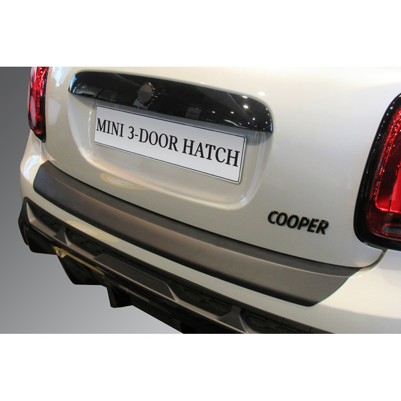 Image of RGM Achter Bumper Beschermlijst 3-Deurs Zwart ABS Plastic Mini Cooper One, Cooper