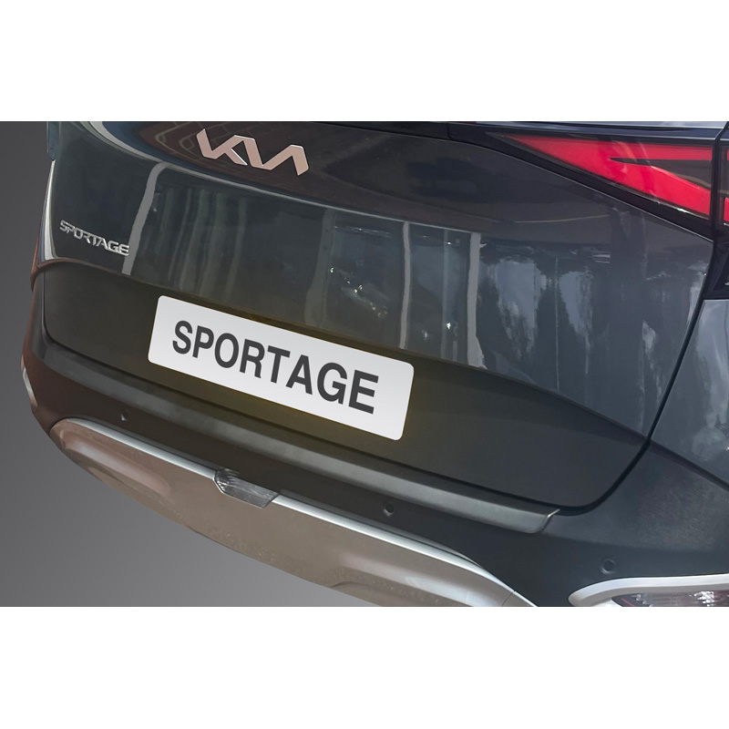 Image of RGM Achter Bumper Beschermlijst Zwart ABS Plastic Kia Sportage