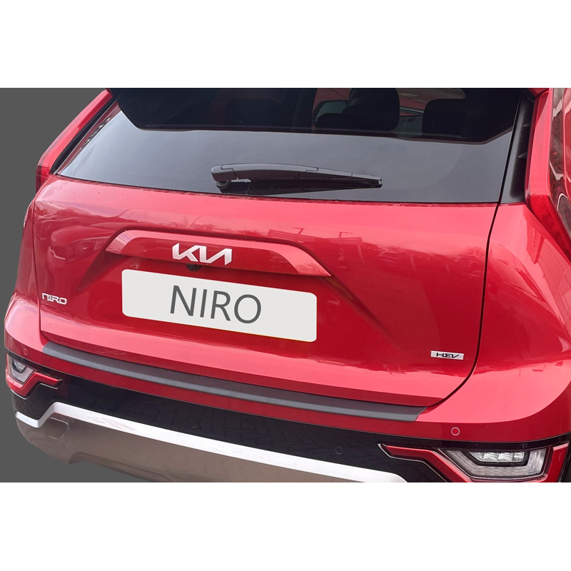 Image of RGM Achter Bumper Beschermlijst Zwart ABS Plastic Kia Niro