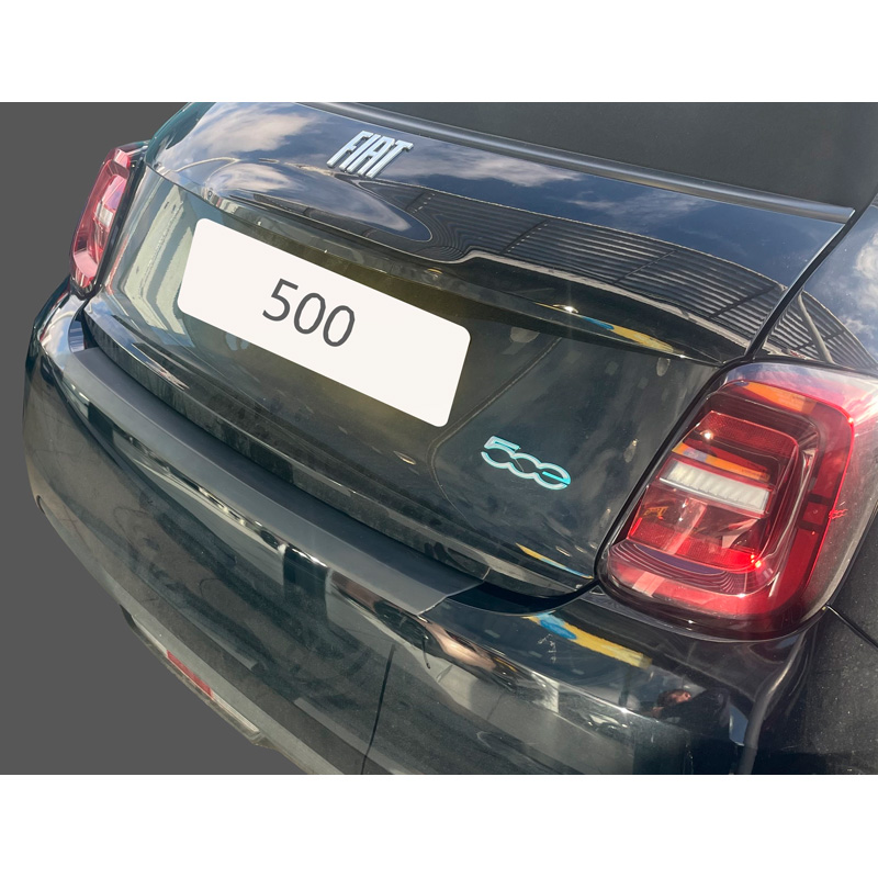 Image of RGM Achter Bumper Beschermlijst Zwart ABS Plastic Fiat 500e