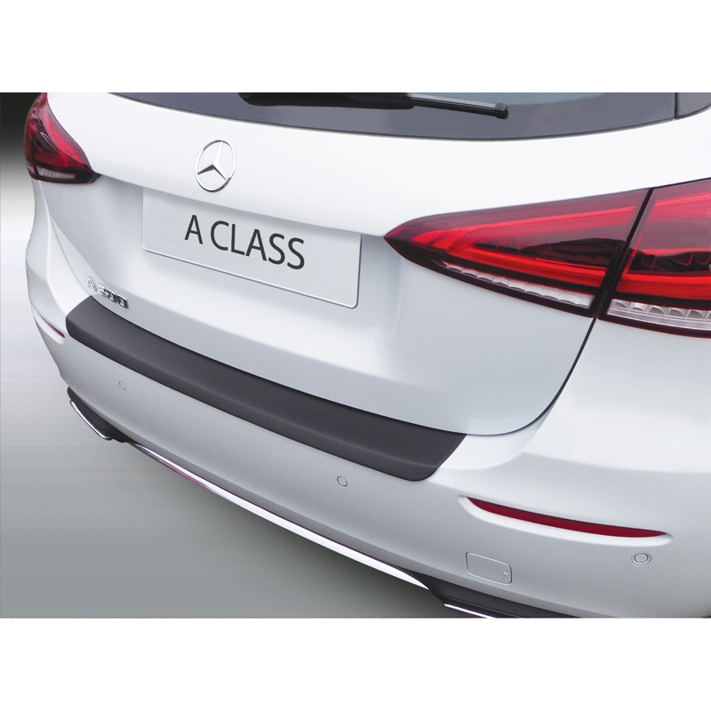 Image of RGM Achter Bumper Beschermlijst Zwart ABS Plastic Mercedes A-Class