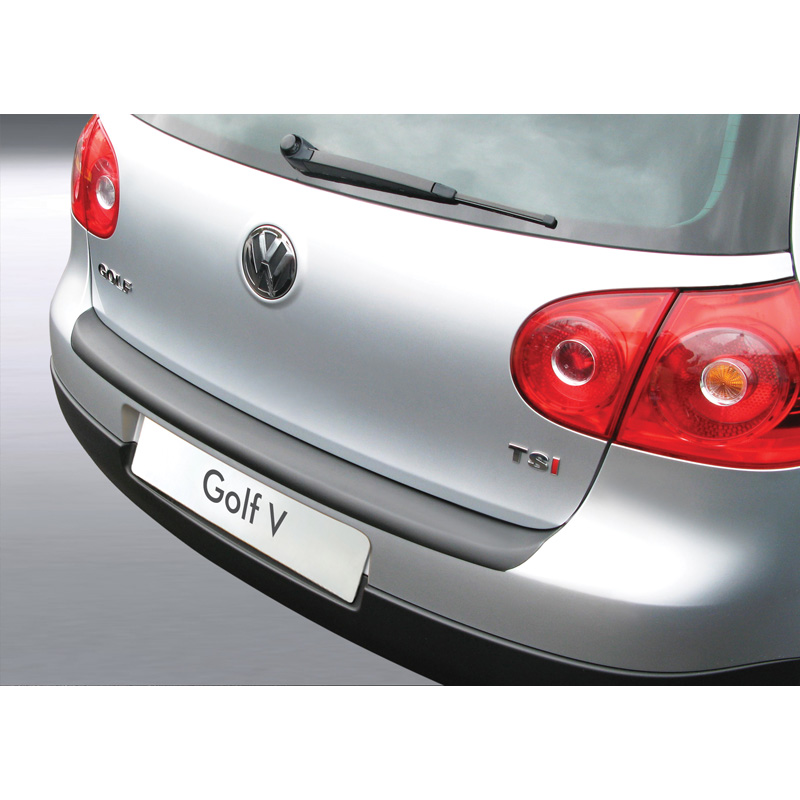 Image of RGM Achter Bumper Beschermlijst Zwart ABS Plastic Volkswagen Golf
