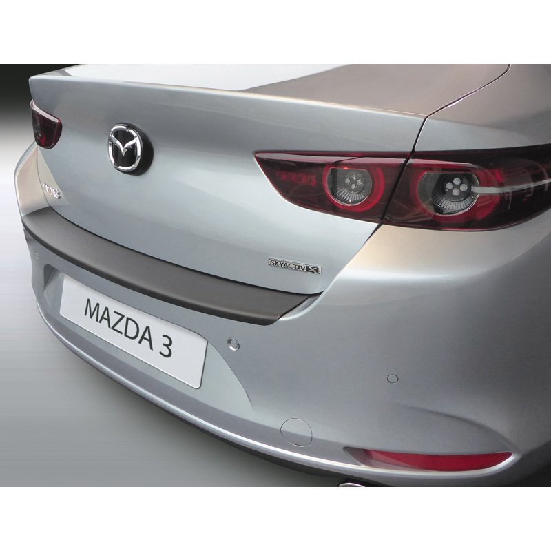 Image of RGM Achter Bumper Beschermlijst Zwart ABS Plastic Mazda 3