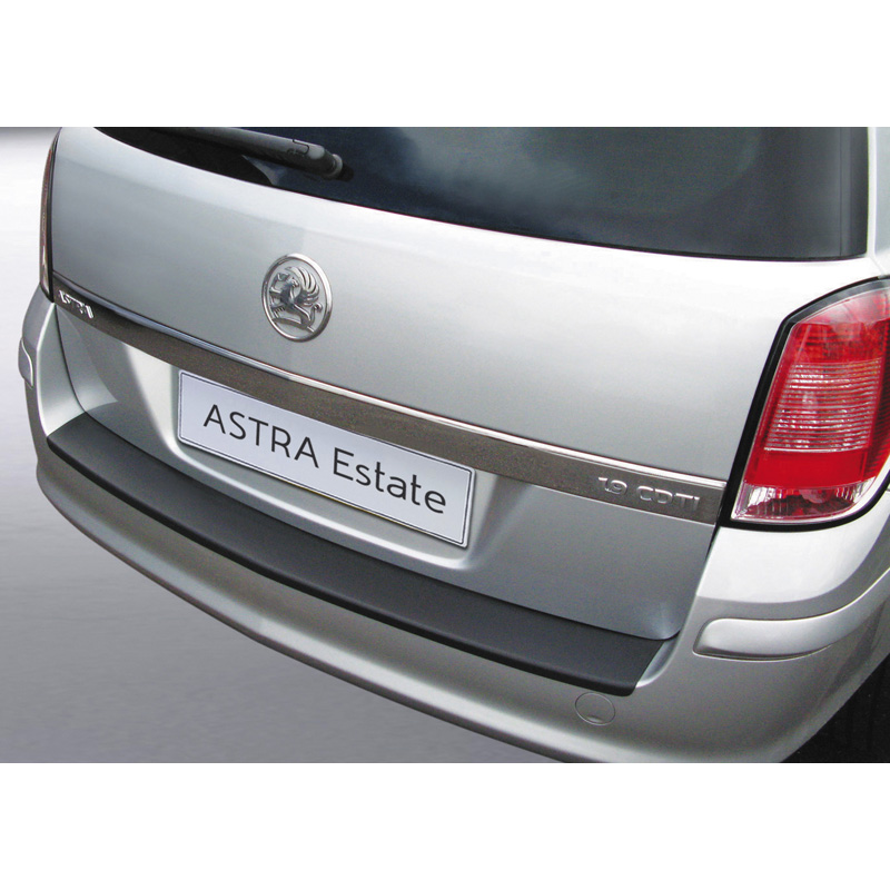 Image of RGM Achter Bumper Beschermlijst Zwart ABS Plastic Opel Astra