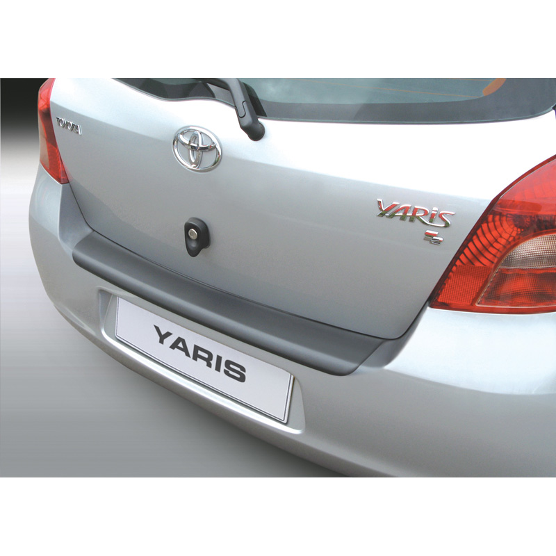 Image of RGM Achter Bumper Beschermlijst Zwart ABS Plastic Toyota Yaris