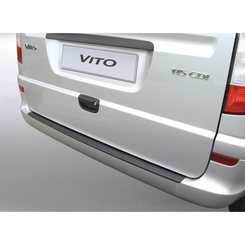 Image of RGM Achter Bumper Beschermlijst Zwart ABS Plastic Mercedes Viano, Vito, V-Class