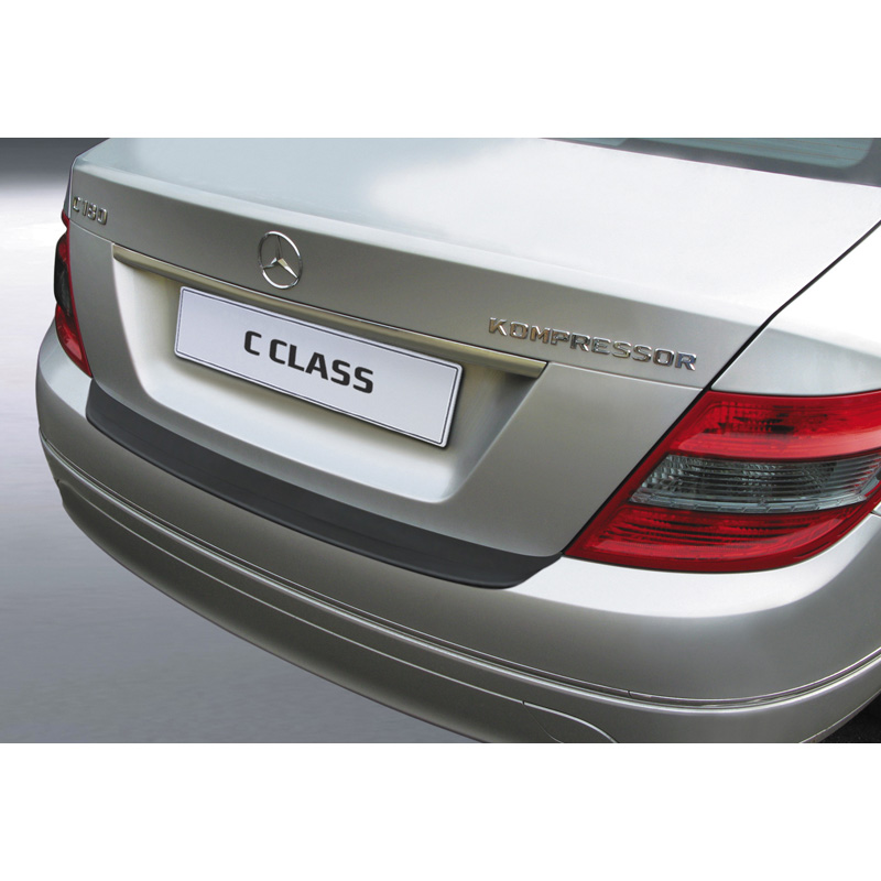 Image of RGM Achter Bumper Beschermlijst Zwart ABS Plastic Mercedes C-Class