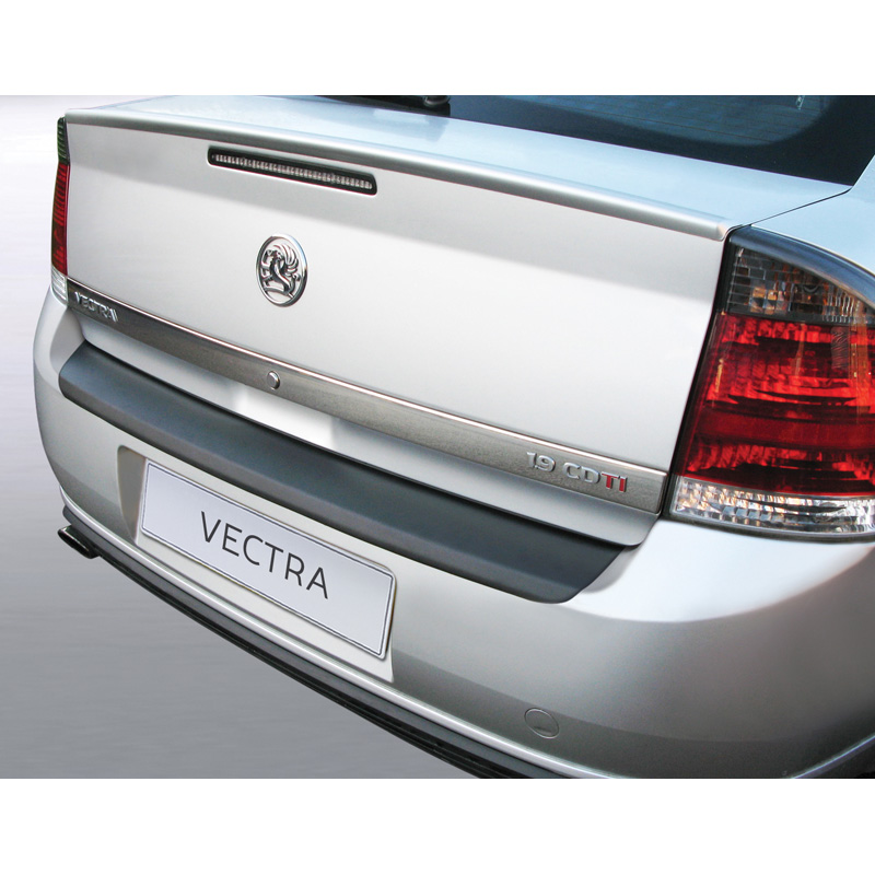 Image of RGM Achter Bumper Beschermlijst 5-Deurs Zwart ABS Plastic Opel Vectra