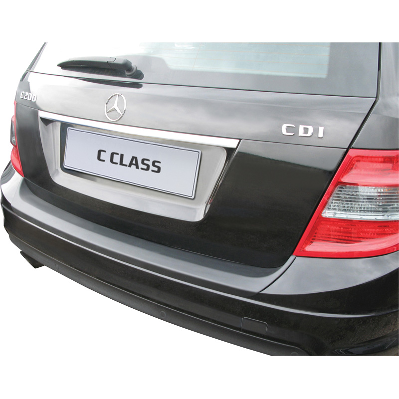 Image of RGM Achter Bumper Beschermlijst Zwart ABS Plastic Mercedes C-Class