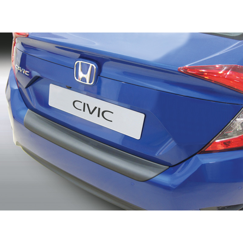 Image of RGM Achter Bumper Beschermlijst Zwart ABS Plastic Honda Civic