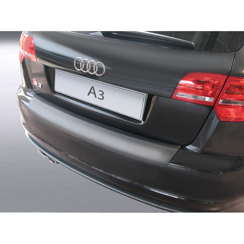 Image of RGM Achter Bumper Beschermlijst Zwart ABS Plastic Audi A3