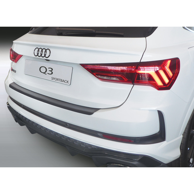 Image of RGM Achter Bumper Beschermlijst Zwart ABS Plastic Audi Q3