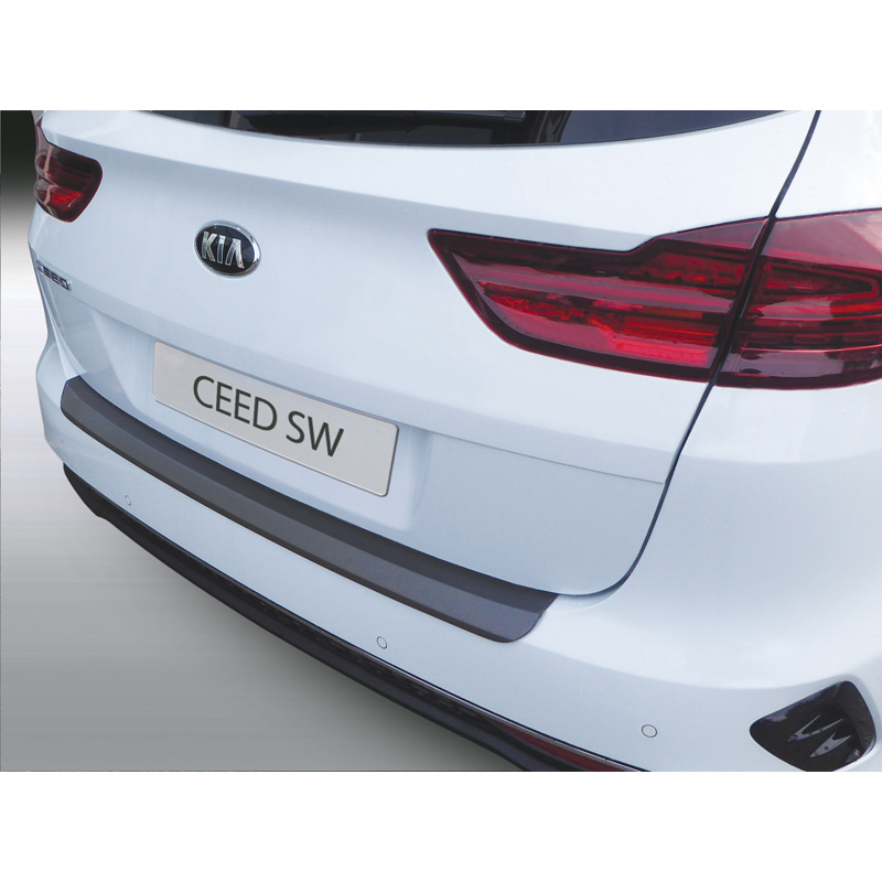 Image of RGM Achter Bumper Beschermlijst Zwart ABS Plastic Kia Ceed