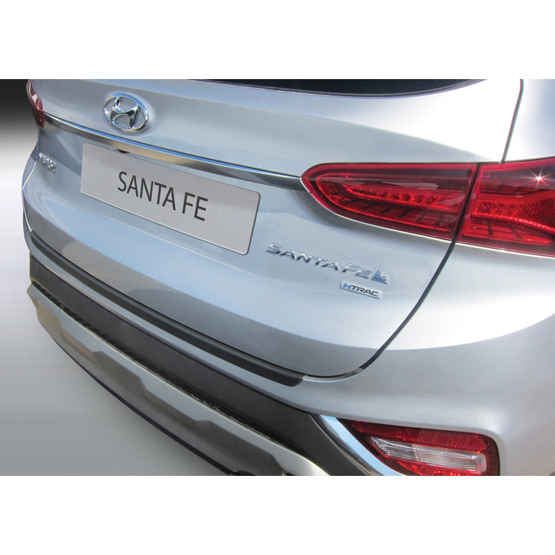 Image of RGM Achter Bumper Beschermlijst Zwart ABS Plastic Hyundai Santa Fe