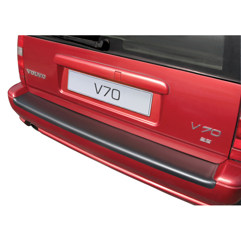 Image of RGM Achter Bumper Beschermlijst Zwart ABS Plastic Volvo V70