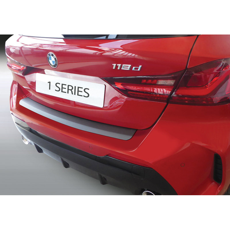 Image of RGM Achter Bumper Beschermlijst 5-Deurs Zwart ABS Plastic BMW 1 Serie