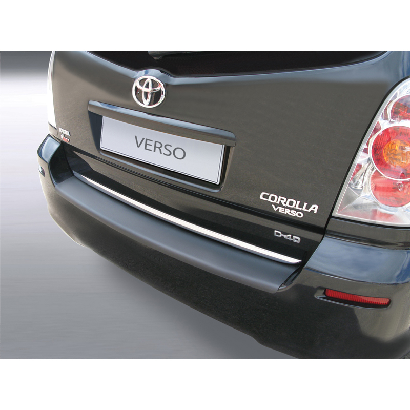 Image of RGM Achter Bumper Beschermlijst 5-Deurs Zwart ABS Plastic Toyota Corolla, Verso