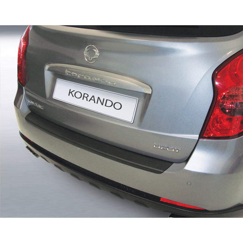 Image of RGM Achter Bumper Beschermlijst Zwart ABS Plastic Ssangyong Korando