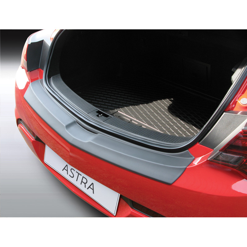 Image of RGM Achter Bumper Beschermlijst 3-Deurs Zwart ABS Plastic Opel Astra
