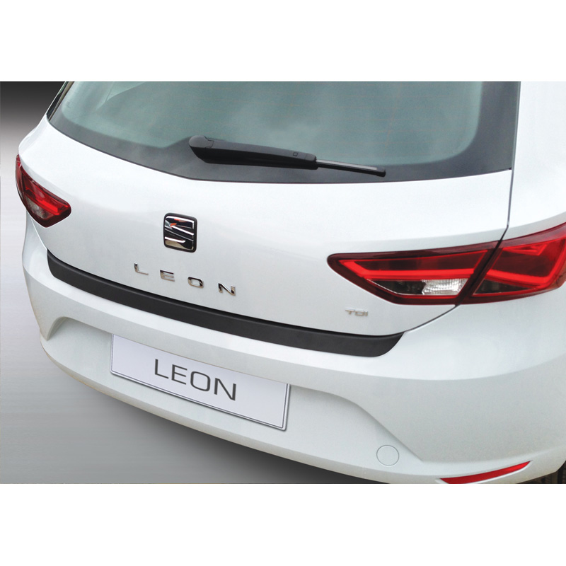 Image of RGM Achter Bumper Beschermlijst Zwart ABS Plastic Seat Leon