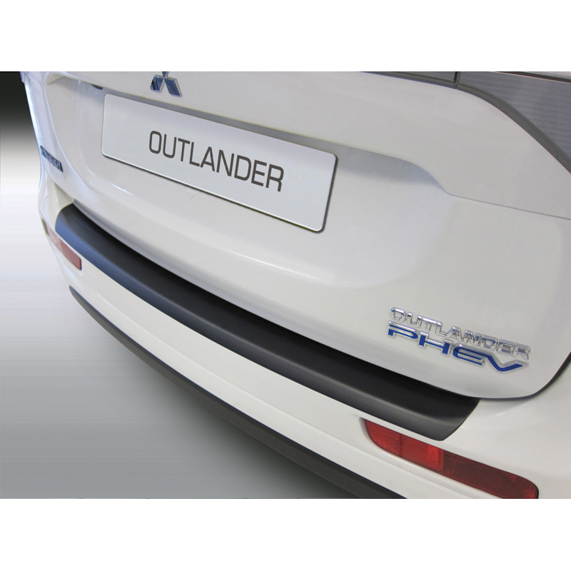 Image of RGM Achter Bumper Beschermlijst Zwart ABS Plastic Mitsubishi Outlander