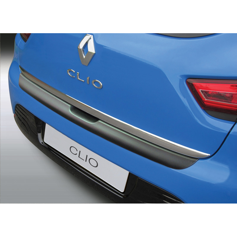 Image of RGM Achter Bumper Beschermlijst 5-Deurs Zwart ABS Plastic Renault Clio