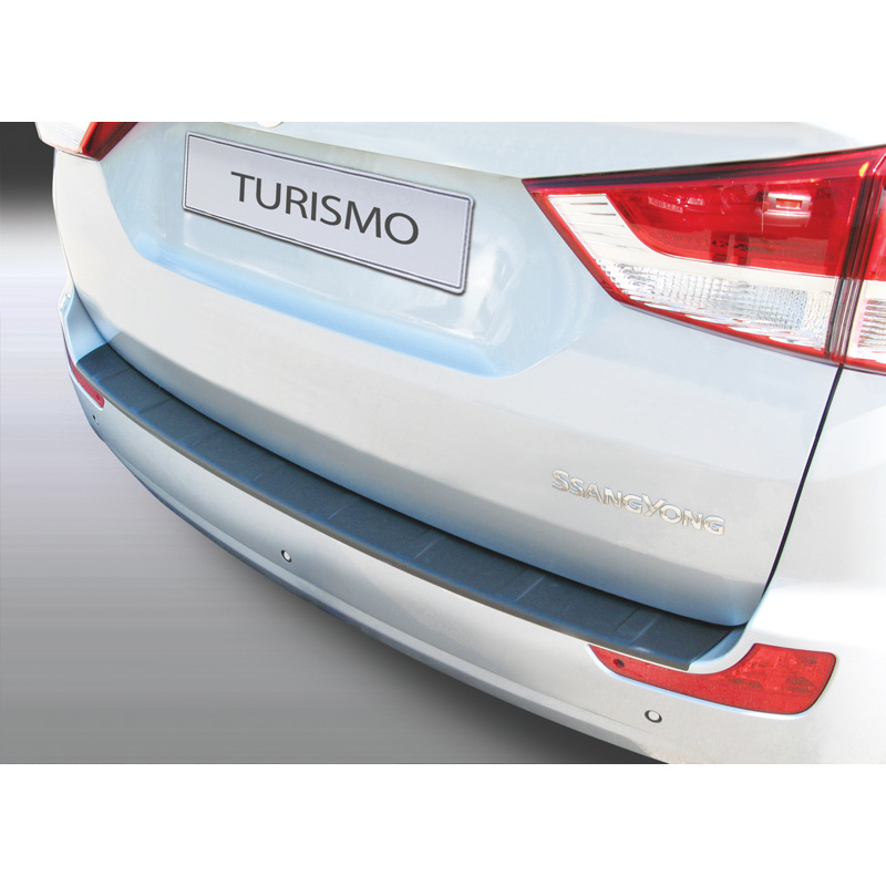 Image of RGM Achter Bumper Beschermlijst Zwart ABS Plastic Ssangyong Turismo, Stavic