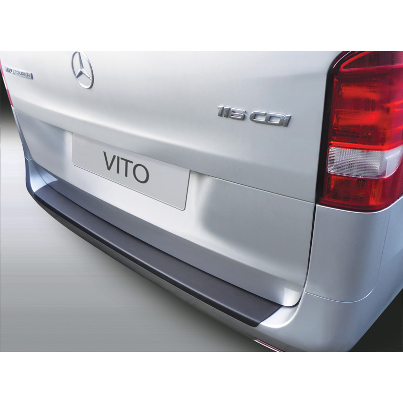 Image of RGM Achter Bumper Beschermlijst Zwart ABS Plastic Mercedes Viano, Vito, V-Class