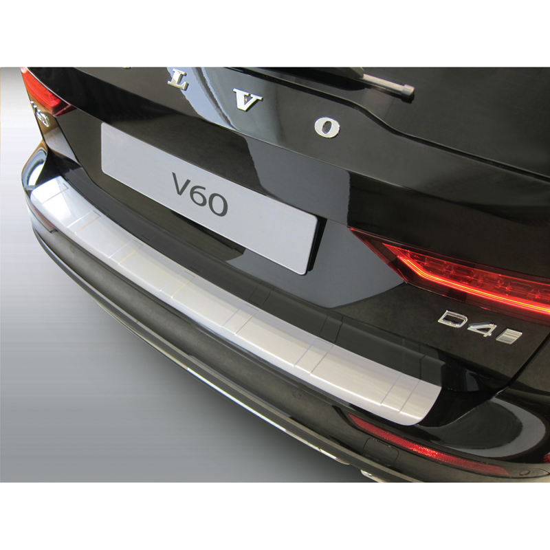 Image of RGM Achter Bumper Beschermlijst Ribbed Zwart ABS Plastic Volvo V60