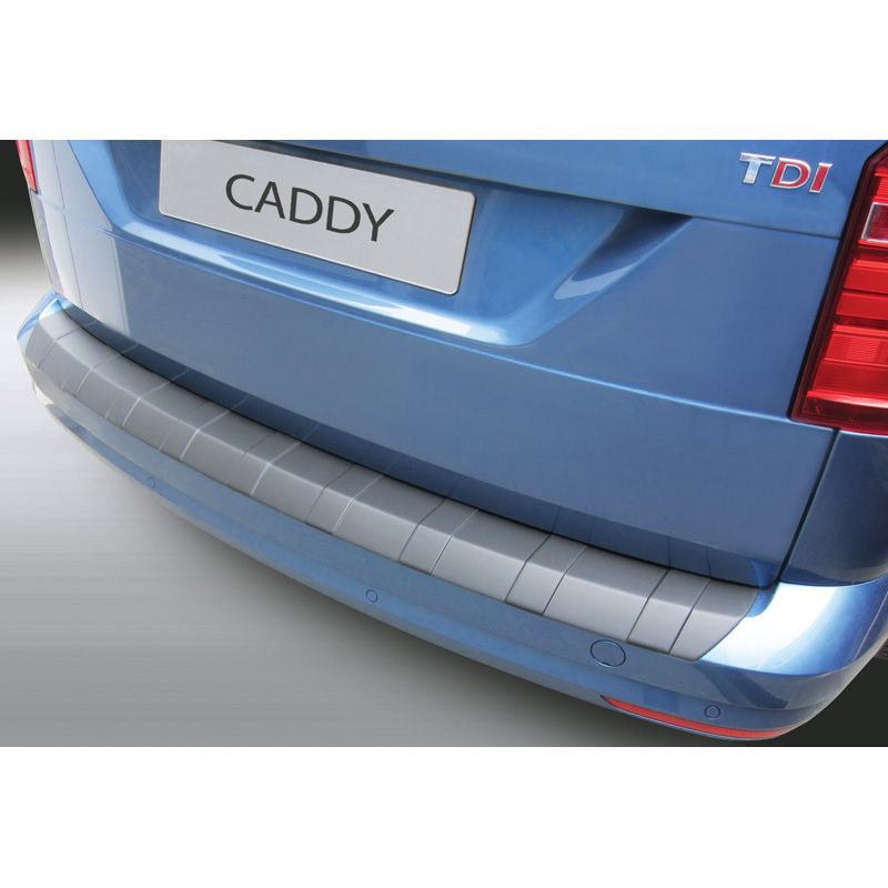 Image of RGM Achter Bumper Beschermlijst Zwart ABS Plastic Volkswagen Caddy