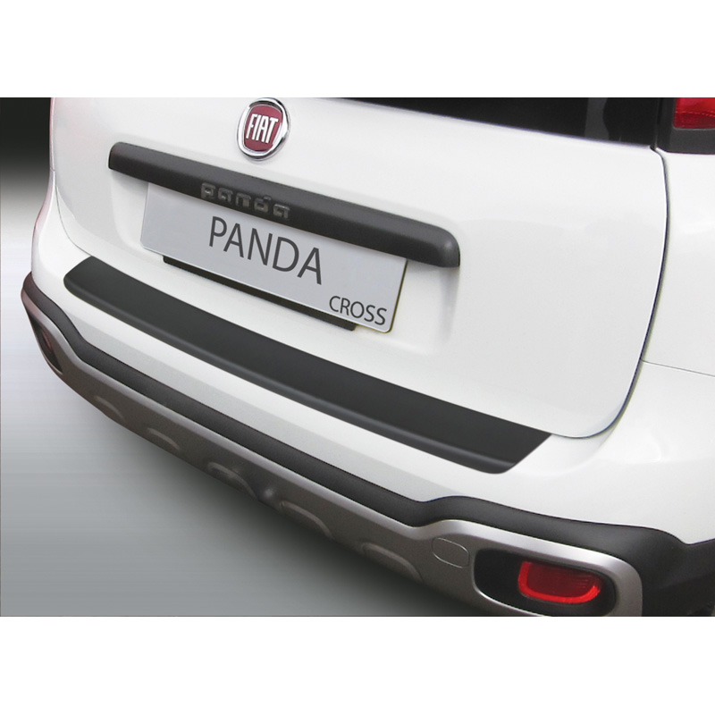 Image of RGM Achter Bumper Beschermlijst Zwart ABS Plastic Fiat Panda