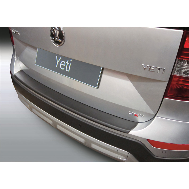 Image of RGM Achter Bumper Beschermlijst Zwart ABS Plastic Skoda Yeti