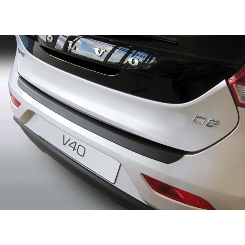 Image of RGM Achter Bumper Beschermlijst 5-Deurs Zwart ABS Plastic Volvo V40