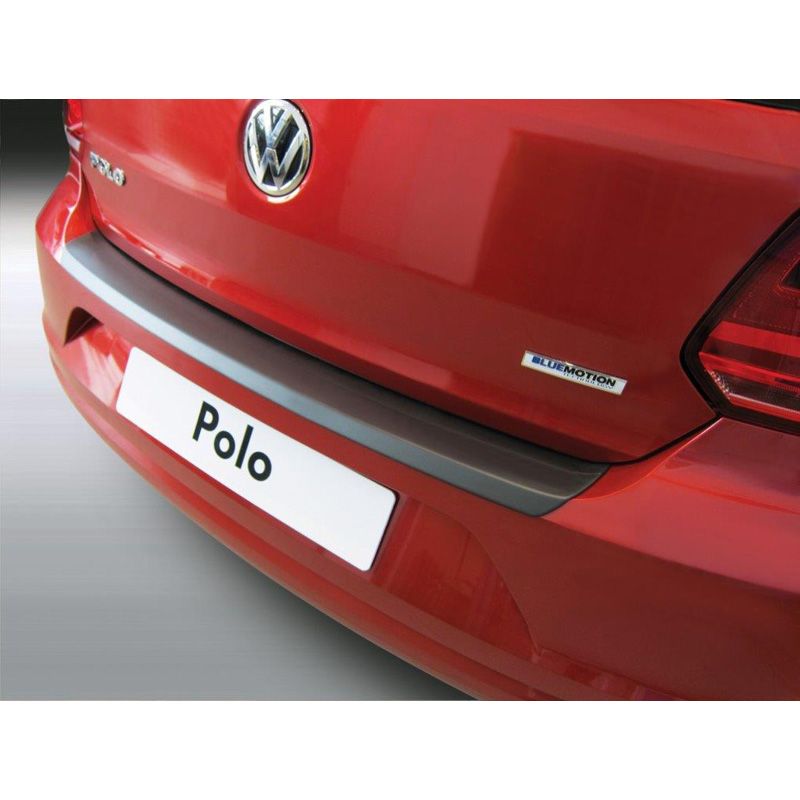 Image of RGM Achter Bumper Beschermlijst Zwart ABS Plastic Volkswagen Polo