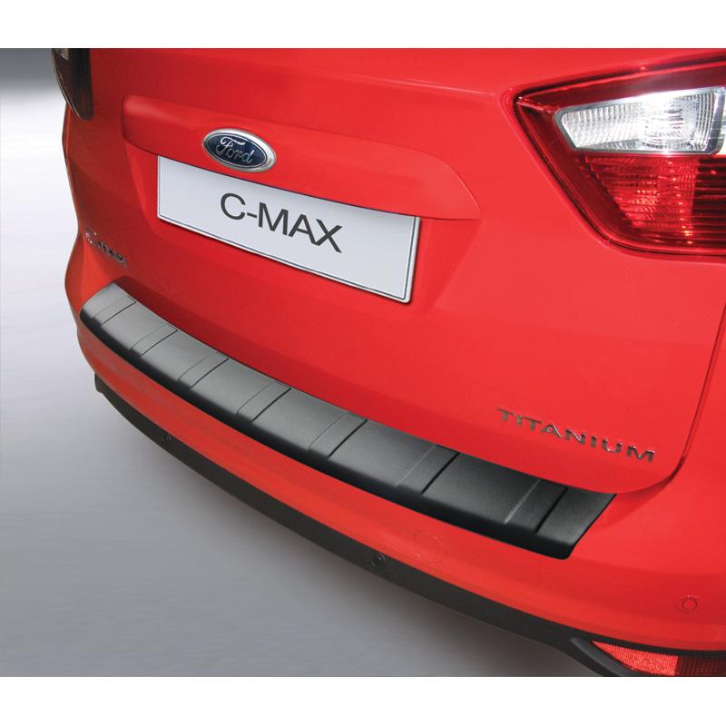 Image of RGM Achter Bumper Beschermlijst Ribbed Zwart ABS Plastic Ford C-Max