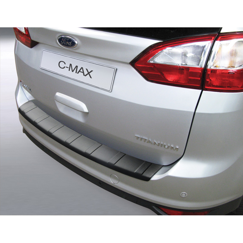 Image of RGM Achter Bumper Beschermlijst Ribbed Zwart ABS Plastic Ford C-Max