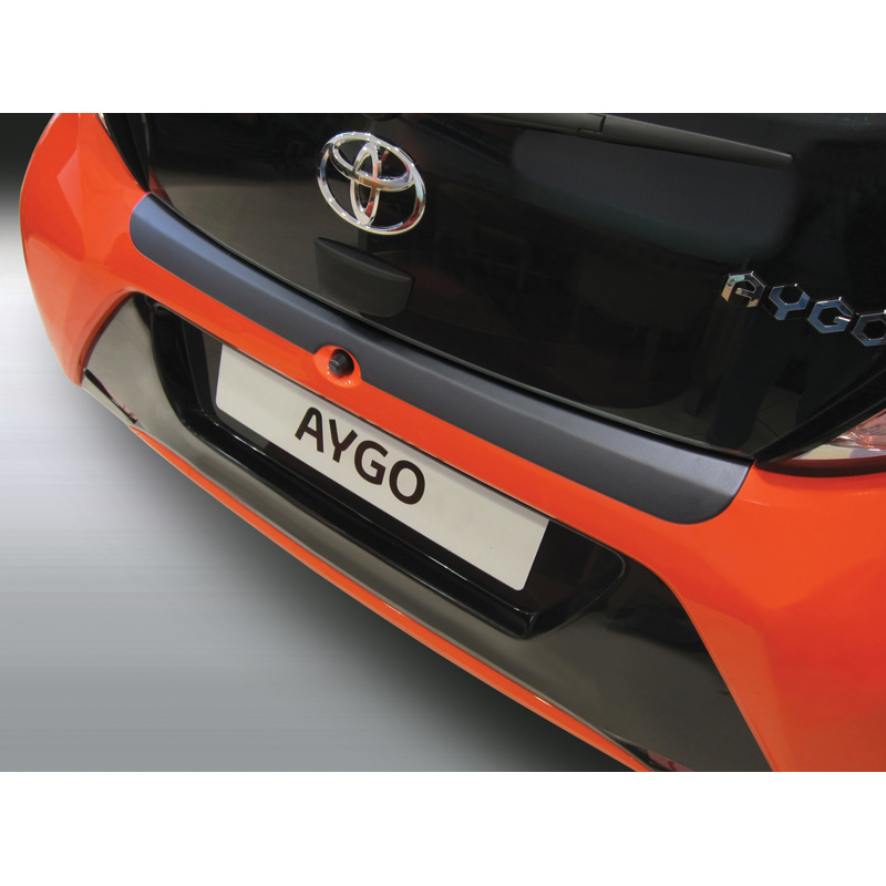 Image of RGM Achter Bumper Beschermlijst Zwart ABS Plastic Toyota Aygo
