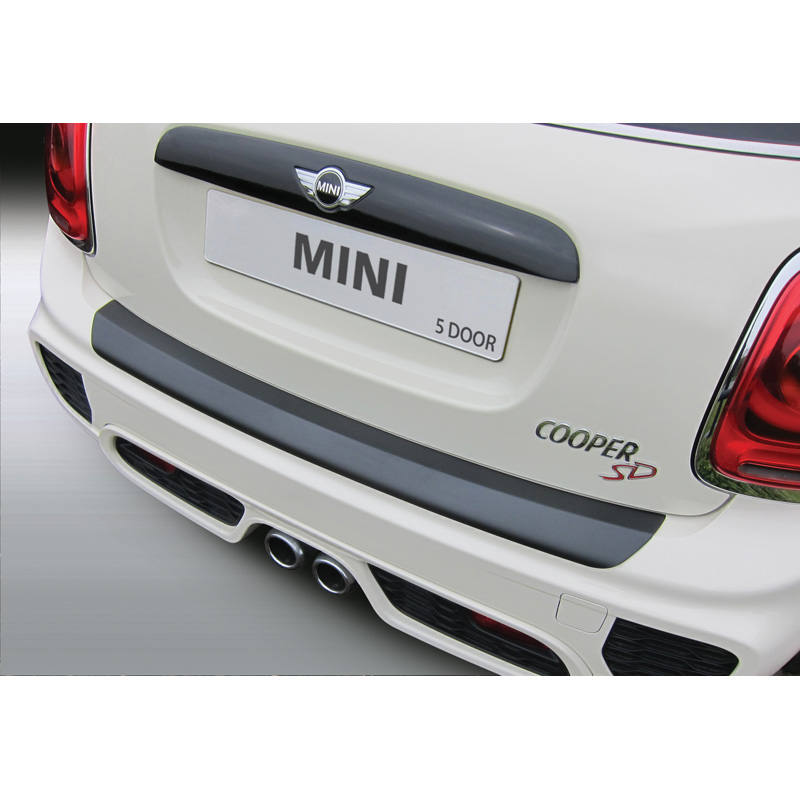 Image of RGM Achter Bumper Beschermlijst 5-Deurs Zwart ABS Plastic Mini Cooper One, Cooper